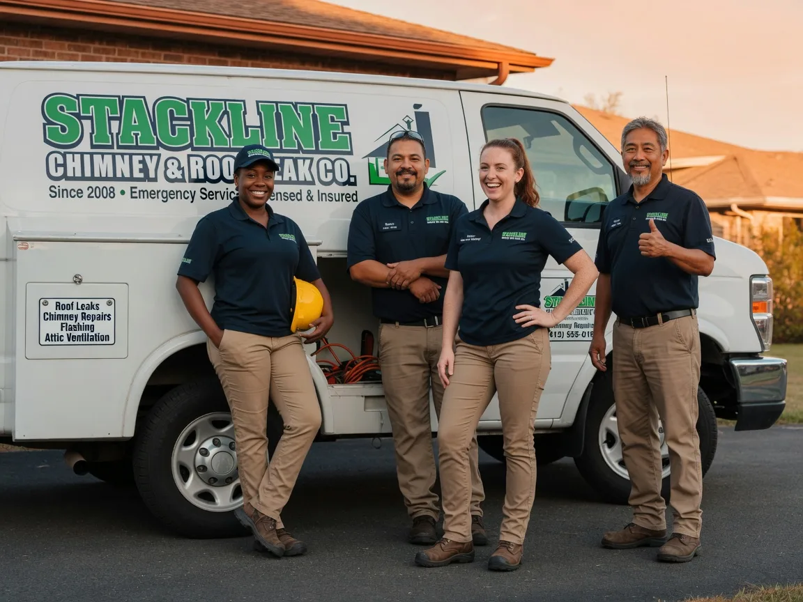 Chimney flashing repair company in Smock, PA